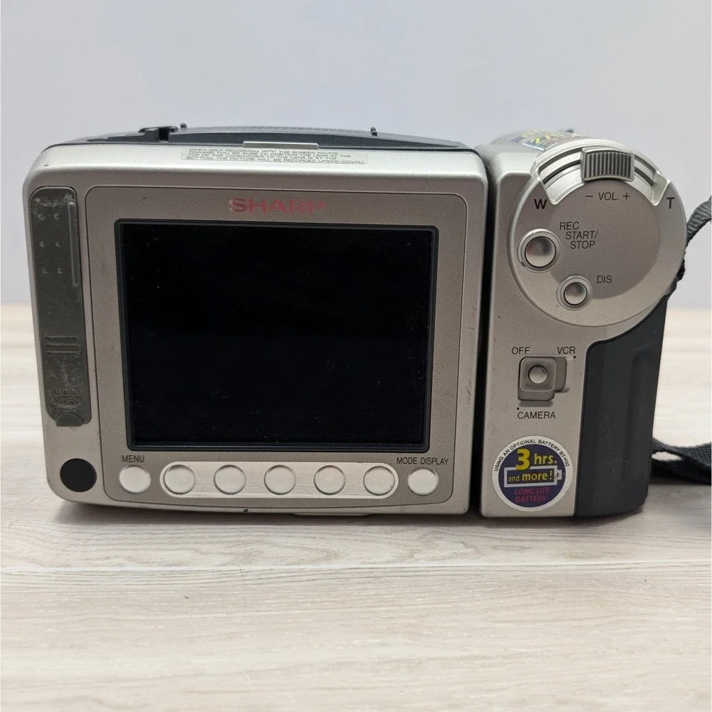 Sharp Viewcam VL-E760U For Parts As Is For Repair Untested Unable to Test
